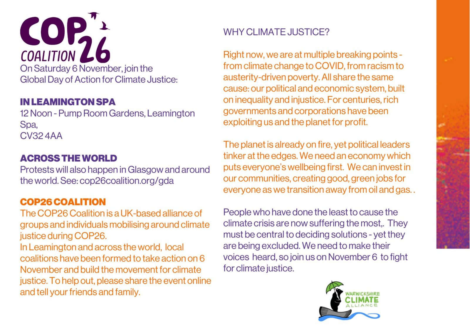 Global Day of Action for Climate Justice